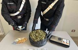 Carabinieri la droga sequestrata sulla Cassia