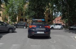 Carabinieri i militari intervenuti a Centocelle