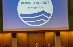 Conferenza stampa presentazione bandiere blu