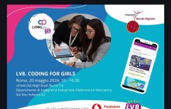 LV8 Coding for girls gara finale a Roma Tre locandina