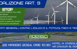 Italia Nostra, dal 22 maggio a Roma, Stati Generali contro l'Eolico ed il Fotovoltaico a terra