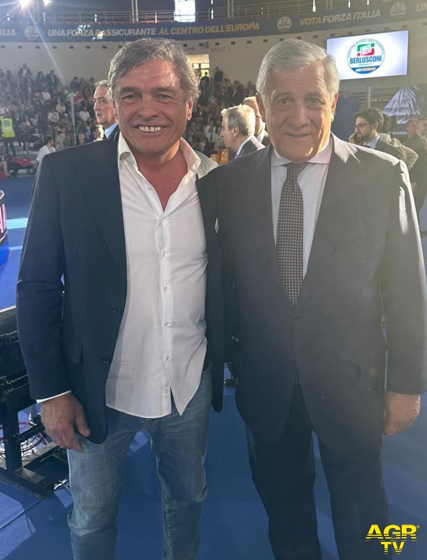 Pierfrancesco Marchesi con Antonio Tajani