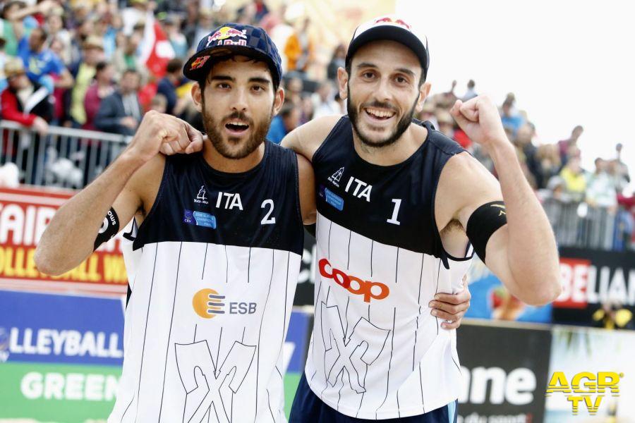 Beach volley, l'Europa sorride agli azzurri