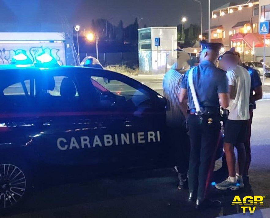 Carabinieri attività delle pattuglie area Casilina