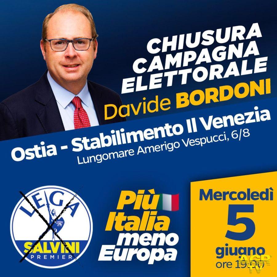 Bordoni chiude campagna elettorale Europee ad Ostia