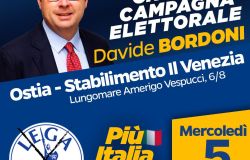 Davide Bordoni, chiude ad Ostia la campagna elettorale per le Europee