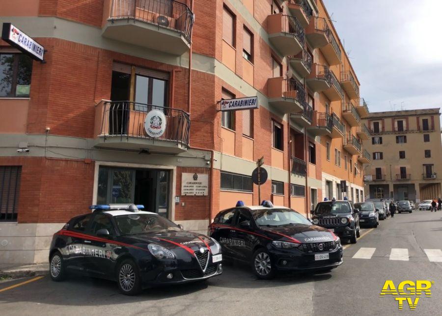 Carabinieri la caserma di Guidonia Montecelio