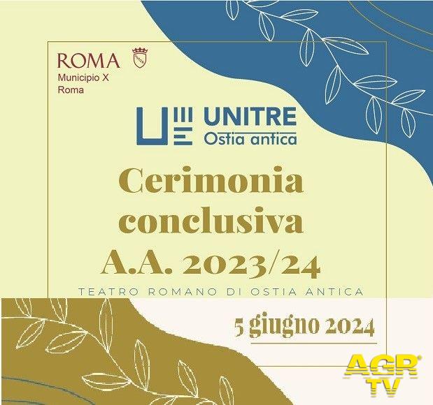 Cerimonia di Chiusura dell'Anno Accademico 2023/2024 all'UNITRE di Ostia Antica