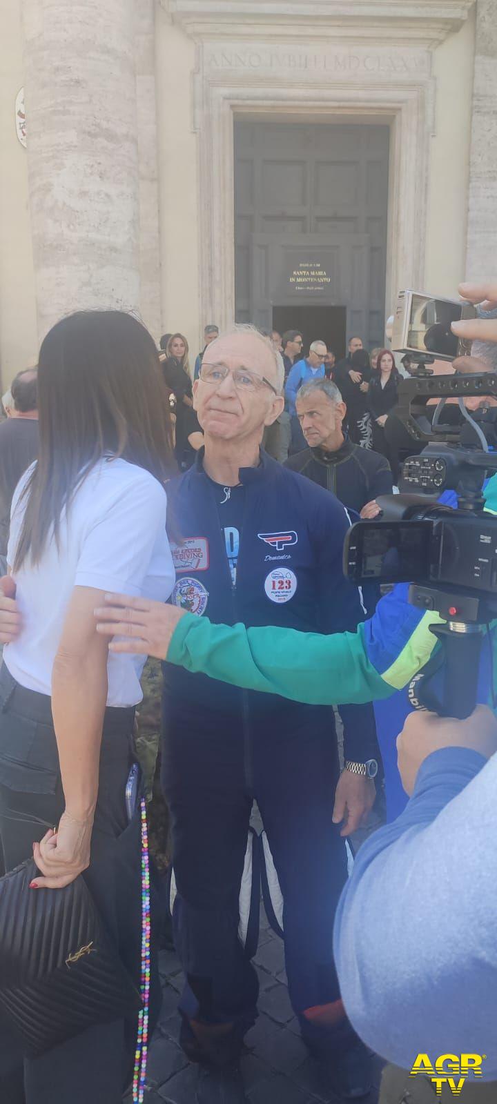 Piazza del Popolo funerale Philippe Leroy