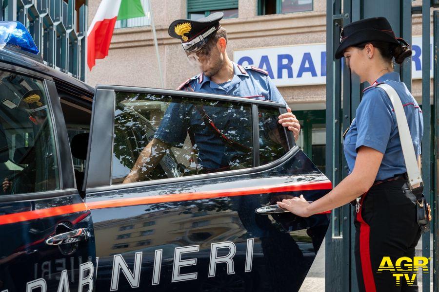 Carabinieri le fasi dell'arresto ai Parioli