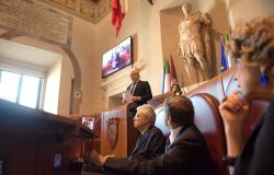 Campidoglio ricordo di Giacomo Matteotti  foto Di Majo il sindaco Gualtieri