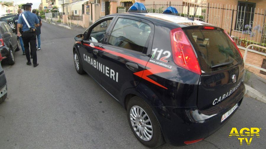 Carabinieri l'equipaggio intervenuto