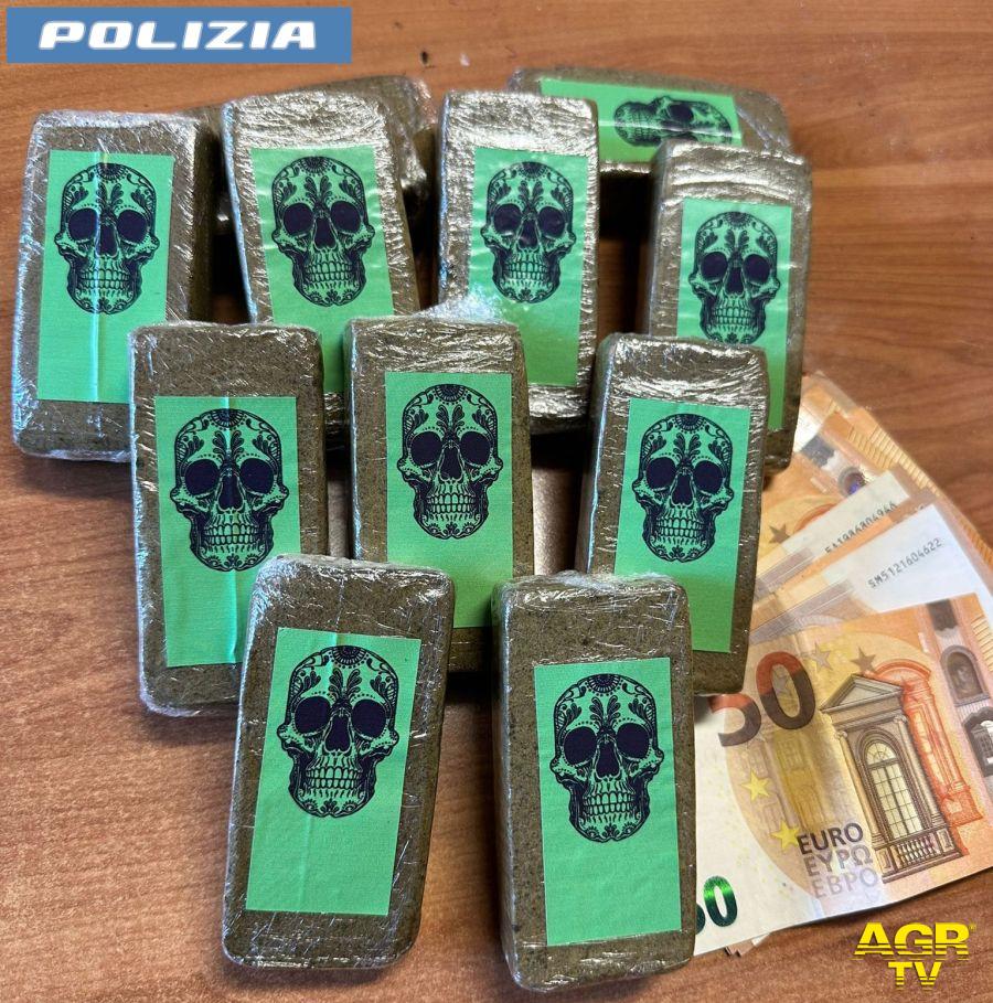 Polizia droga sequestrata