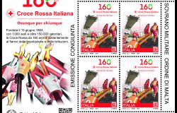 Filatelia, emesso il francobollo che celebra il 160° anniversario della Croce Rossa Italiana