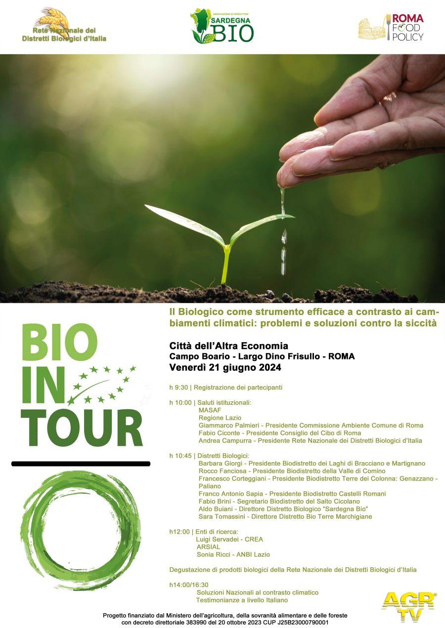 Agricoltura convegno a roma biologico locandina