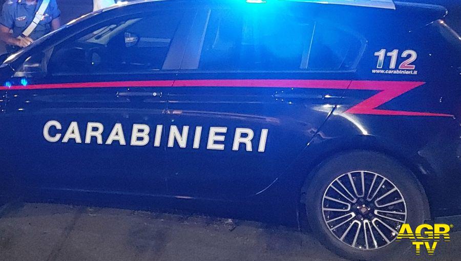 Carabinieri l'equipaggio intervenuto