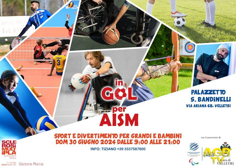 In gol per AISM locandina evento