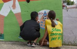 Roma, Montespaccato si colora di futuro...la rigenerazione urbana parte dai più giovani