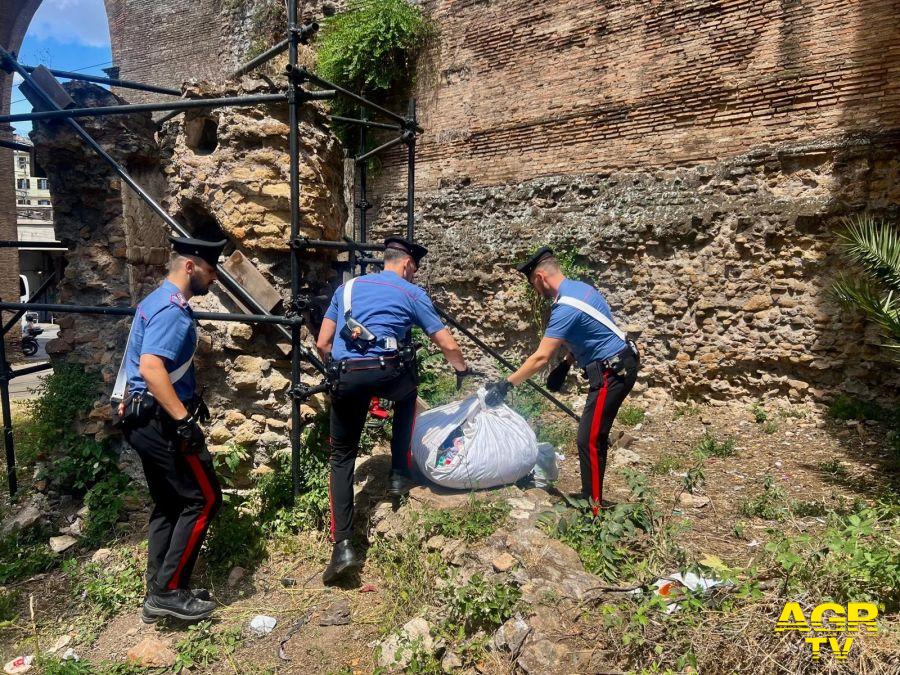 Carabinieri Liberano le Aree Verdi dai Mercatini Abusivi