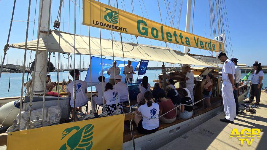 Ostia conferenza stampa legambiente stato del mare del Lazio