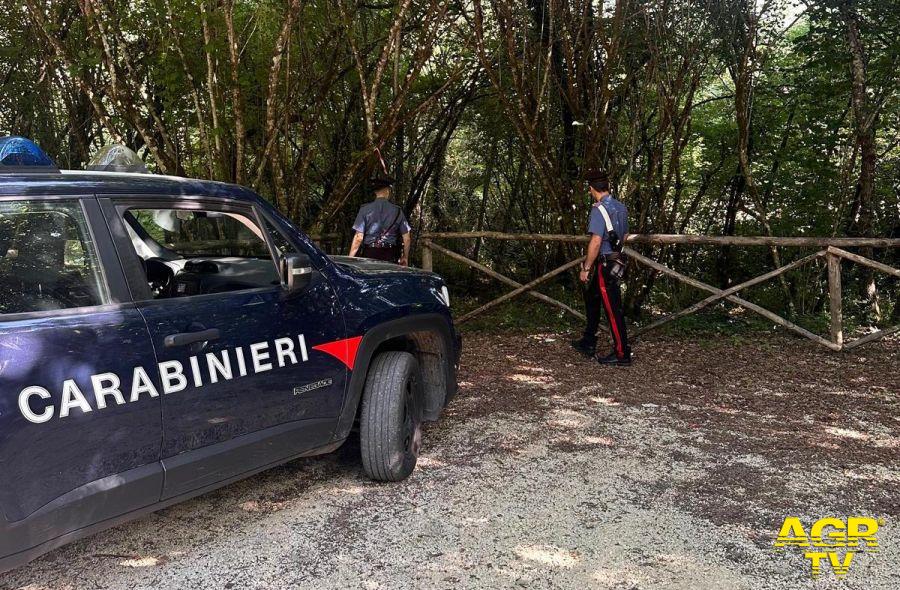 Carabinieri Subiaco il luogo dove era stata condotta la vittima