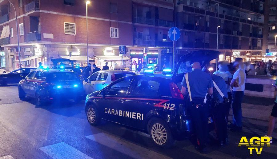 Carabinieri controlli area Casilina Centocelle