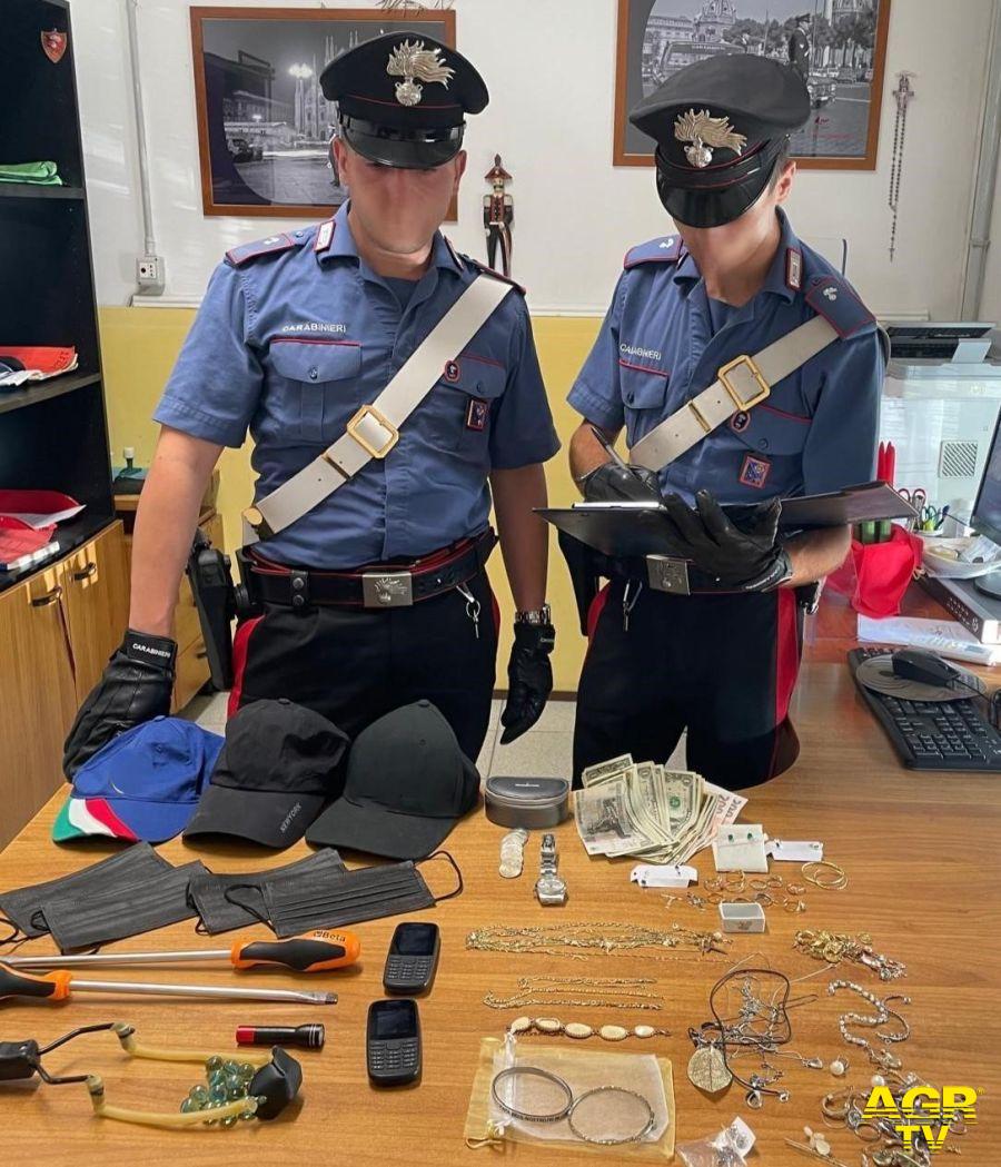 Carabinieri recuperata refurtiva due arresti ai domiciliari