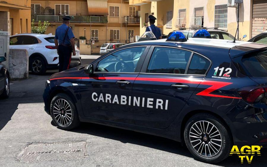 Carabinieri l'equipaggio intervenuto