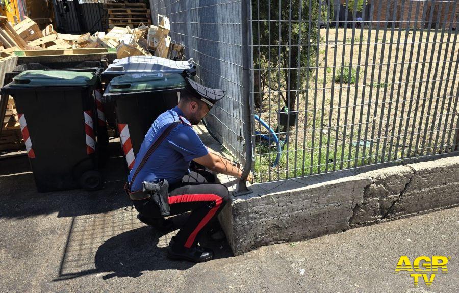 Carabinieri recuperata e sequestrata la droga nascosta in buche del terreno