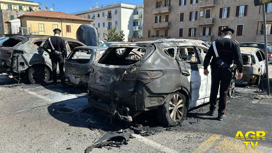 Carabinieri Tivoli intervento per incendio