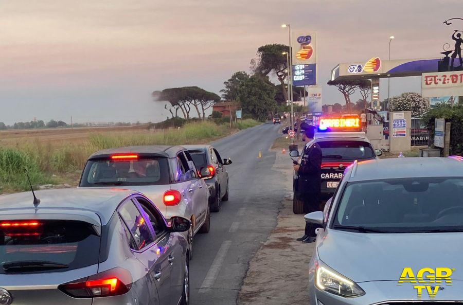 Carabinieri controlli sul litorale