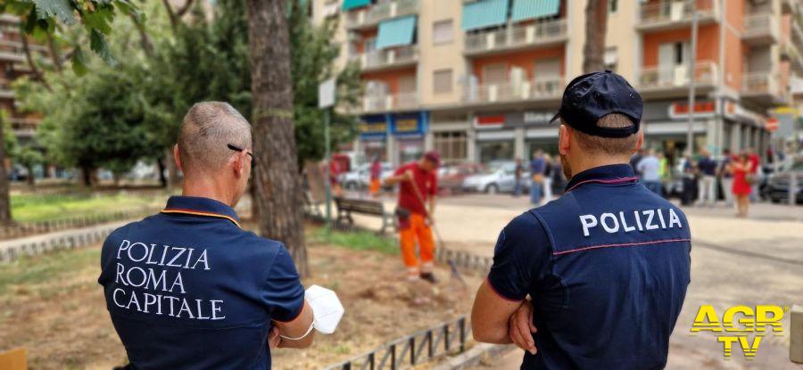 Polizia monteverde bonifica di giardini