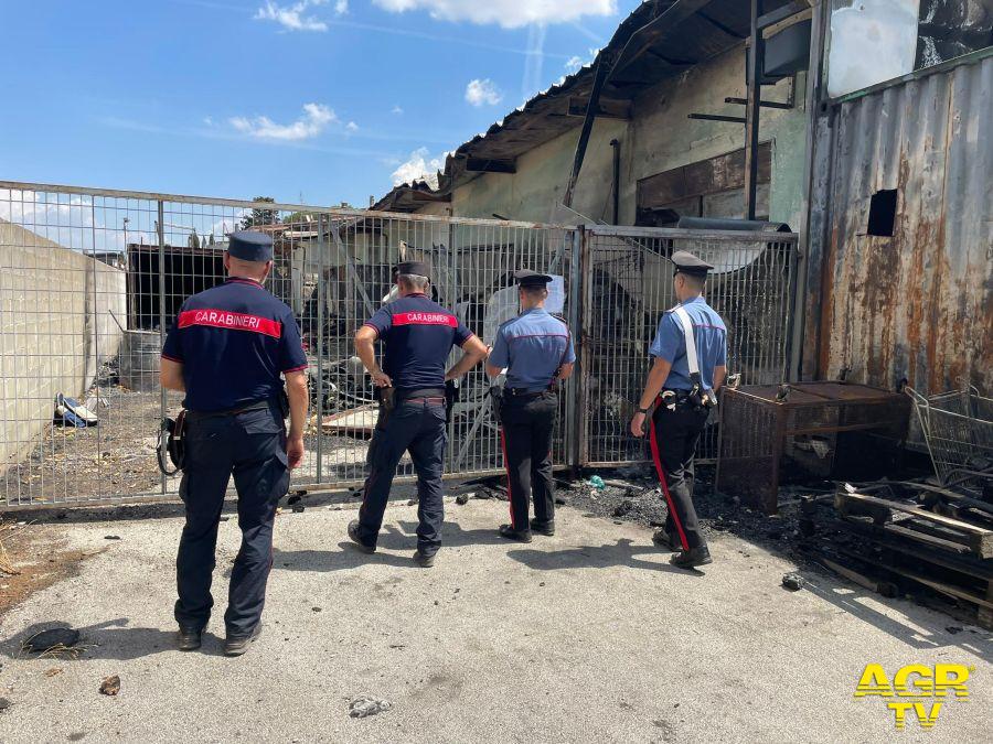 Carabinieri controlli antidiscariche e prevenzione incendi