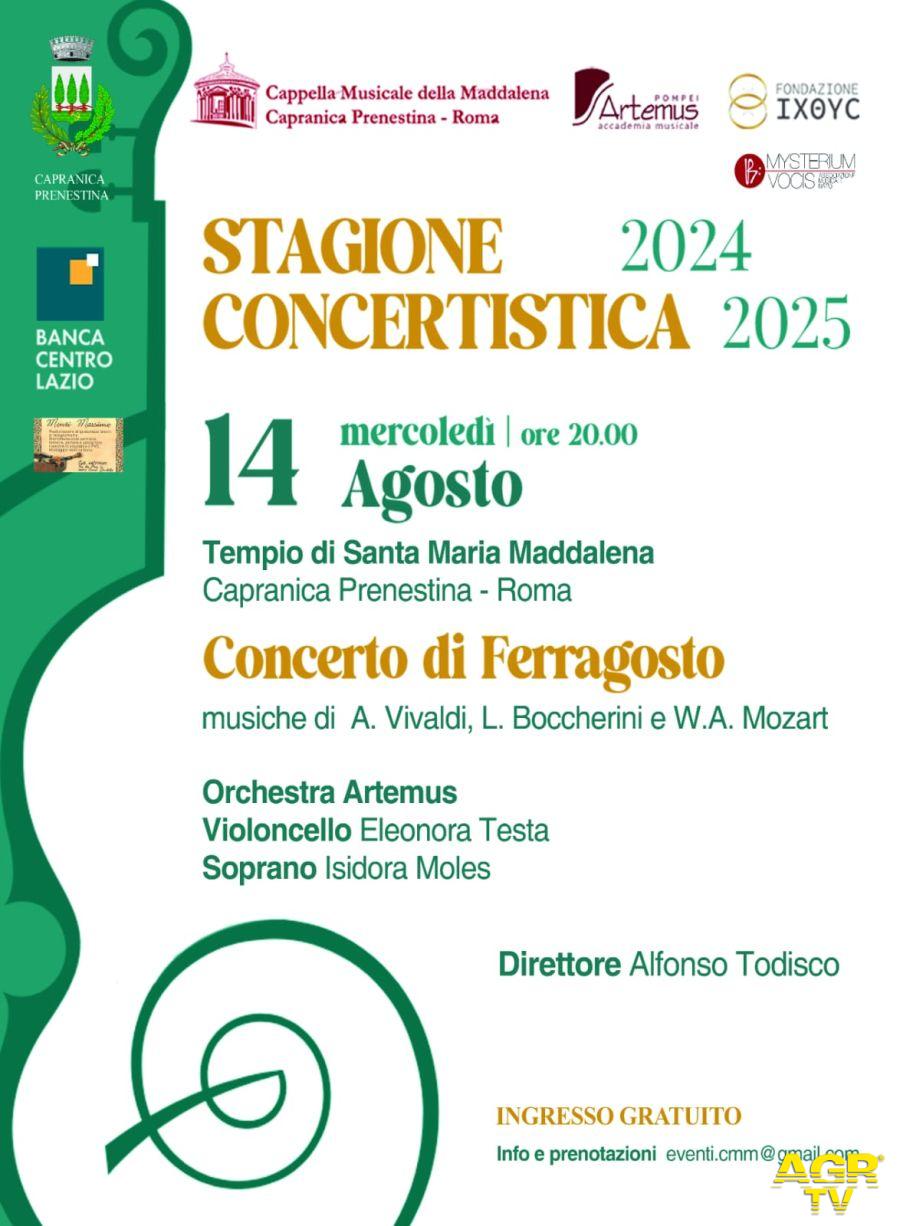 Concerto Ferragosto locandina evento