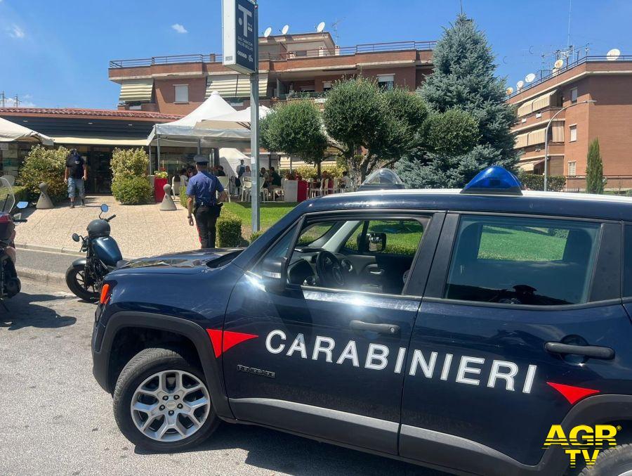 Carabinieri gli uomini intervenuti a Tivoli