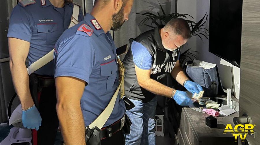 Carabinieri Velletri una fase dell'operazione