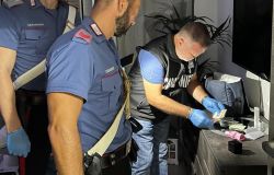 Carabinieri Velletri una fase dell'operazione