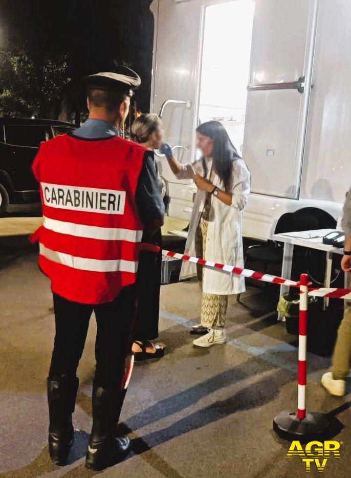 Firenze, controlli dei Carabinieri per guida sotto l’effetto di sostanze stupefacenti ed alcoliche