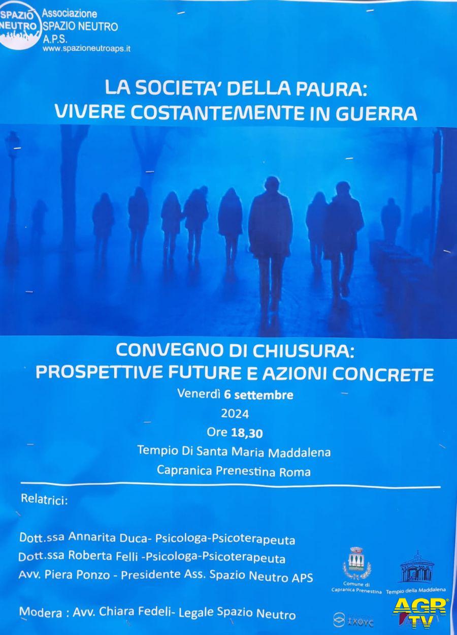 La società della paura vivere costantemente in guerra locandina evento