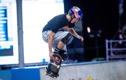 I World Skate Games 2024 L'azzurro Alessandro Massara in azione foto da comunicato stampa