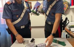 Carabinieri Monterotondo la droga sequestrata a Capena