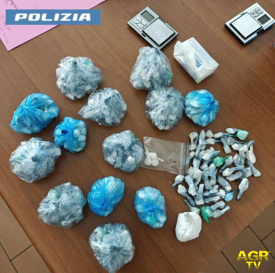 Polizia droga sequestrata Esquilino