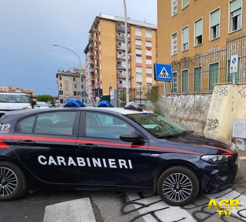 Carabinieri attività su Casilina