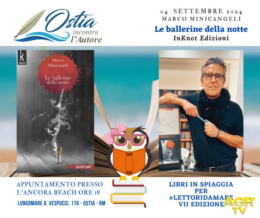 Minicangeli presenta il libro Le Ballerine di una notte per Ostia incontra l'autore