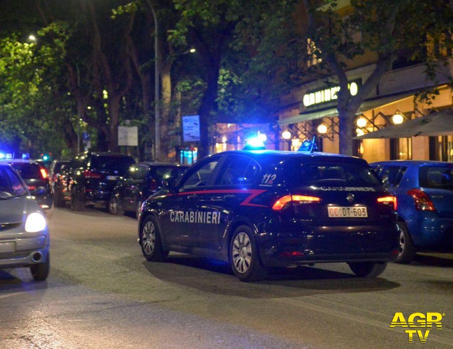 Carabinieri la pattuglia intervenuta