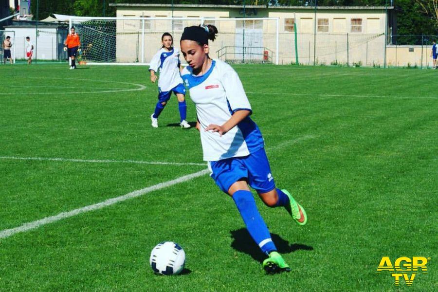 Fiumicino calcio, la talentuosa Angela Orlando in azzurro