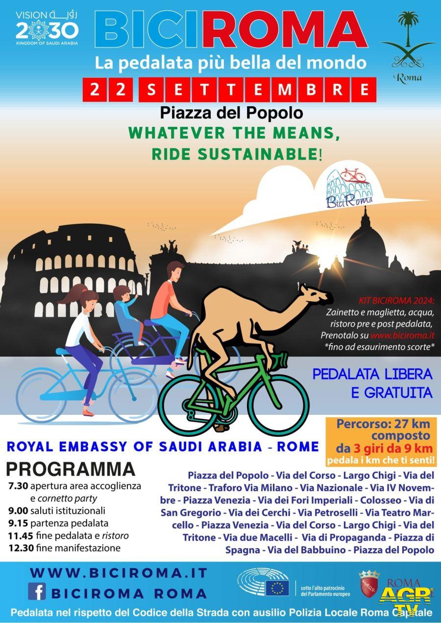 Bici Roma pedalata 22 settembre,