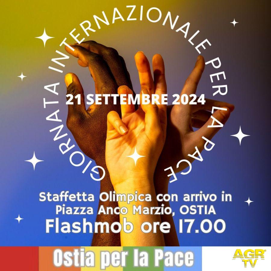 Staffetta Olimpica per la Pace nella giornata Internazionale della Pace 21 settembre