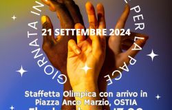 Staffetta Olimpica per la Pace nella giornata Internazionale della Pace 21 settembre