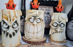 Realizzazioni in pasta di zucchero a tema halloween. Cake designer Eleonora Giuffrida - Miss Cake